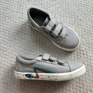 Next Gray Rocketship Velcro Sneakers